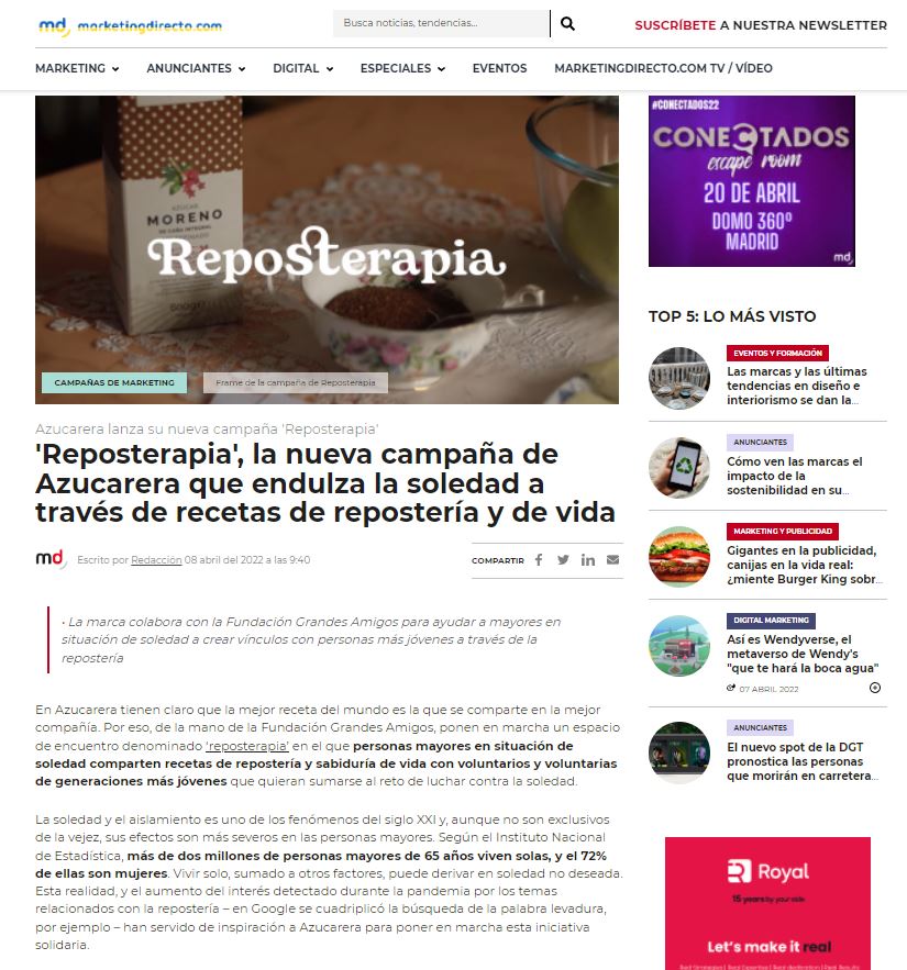 MarketingDirecto-Campana-Reposterapia-Azucarera-Avante
