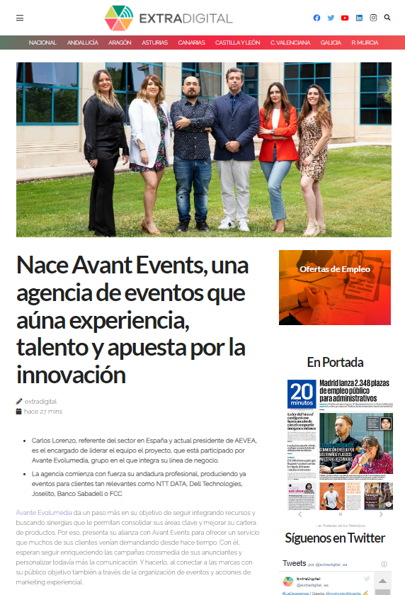 Extradigital-noticia-Avante-Events-Agencia-Eventos-Avante