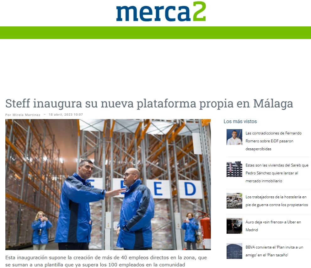 MERCA2- Inauguración STEF en Málaga - AVANTE
