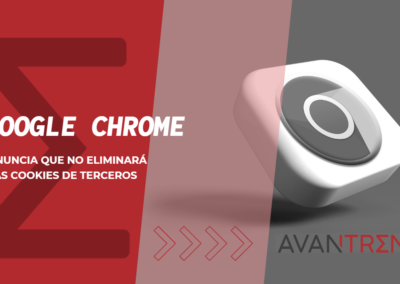 Chrome no eliminará las cookies de terceros