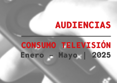 Consumo Televisión por regiones (Enero-Mayo 2025)