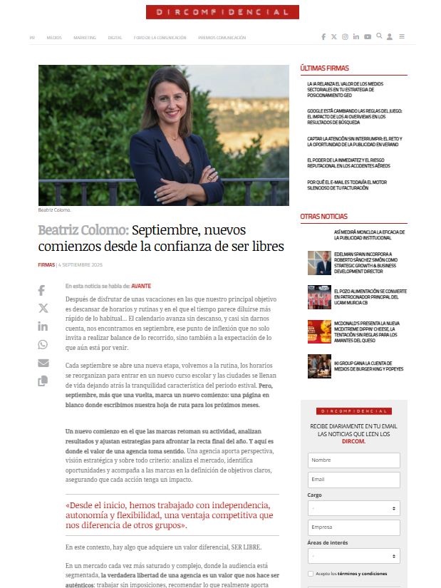 Tribuna de Jorge Hernández  para El Publicista