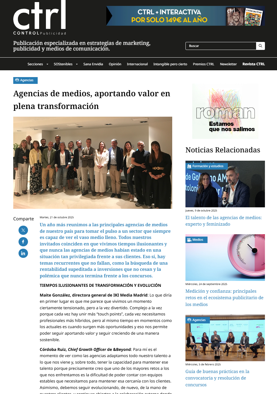 Tribuna de Jorge Hernández  para El Publicista