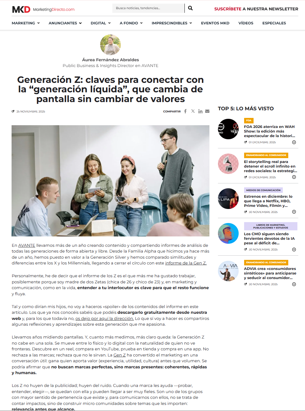 Tribuna de Jorge Hernández  para El Publicista